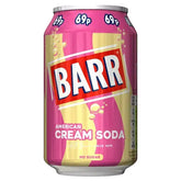 Barr American Cream Soda 330ml (Case of 24)  Adomoo